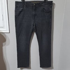 American Eagle Outfitters Men’s Slim Straight Black-Gray Jeans